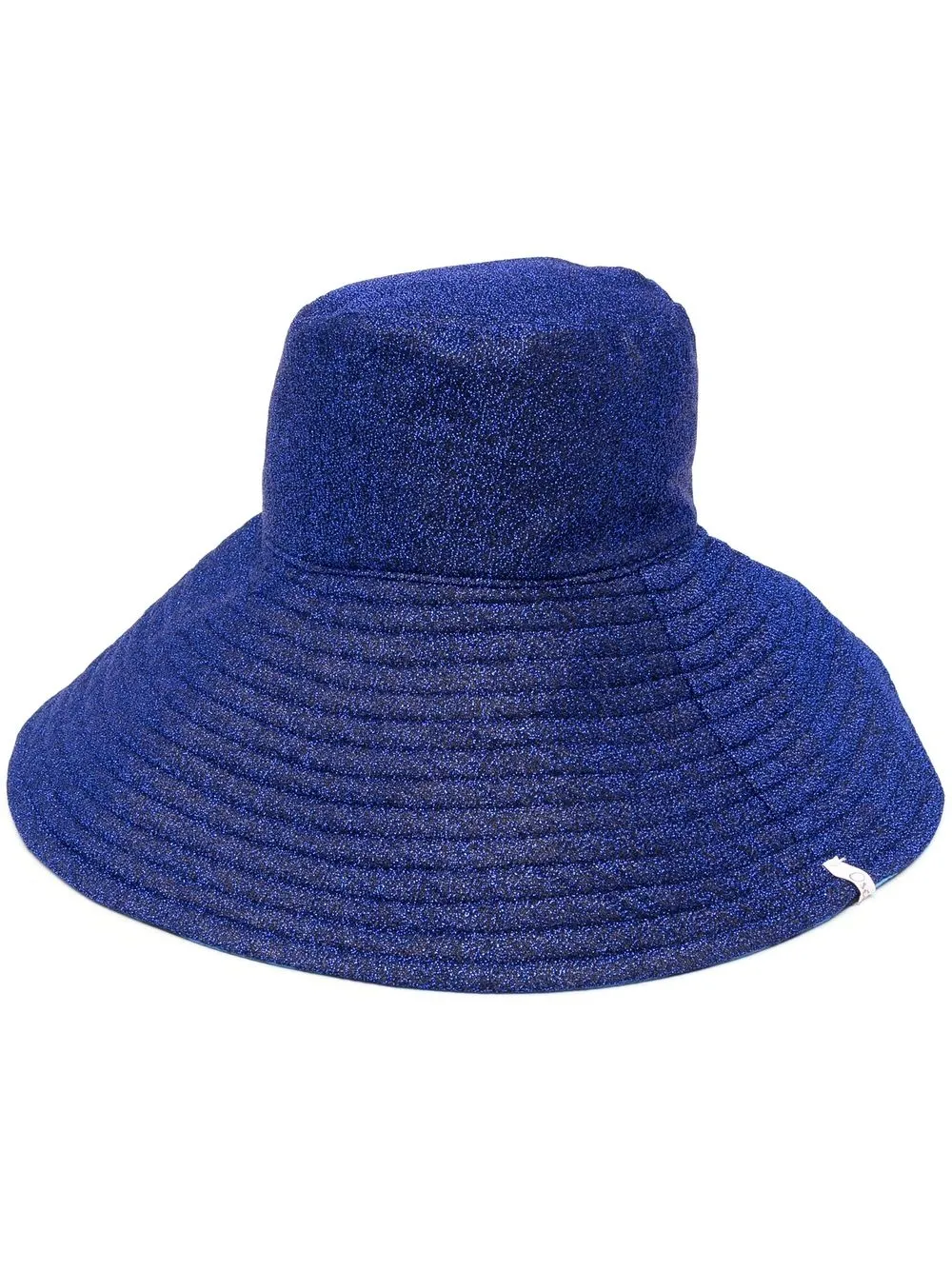 

Oséree metallic-effect sun hat - Blue