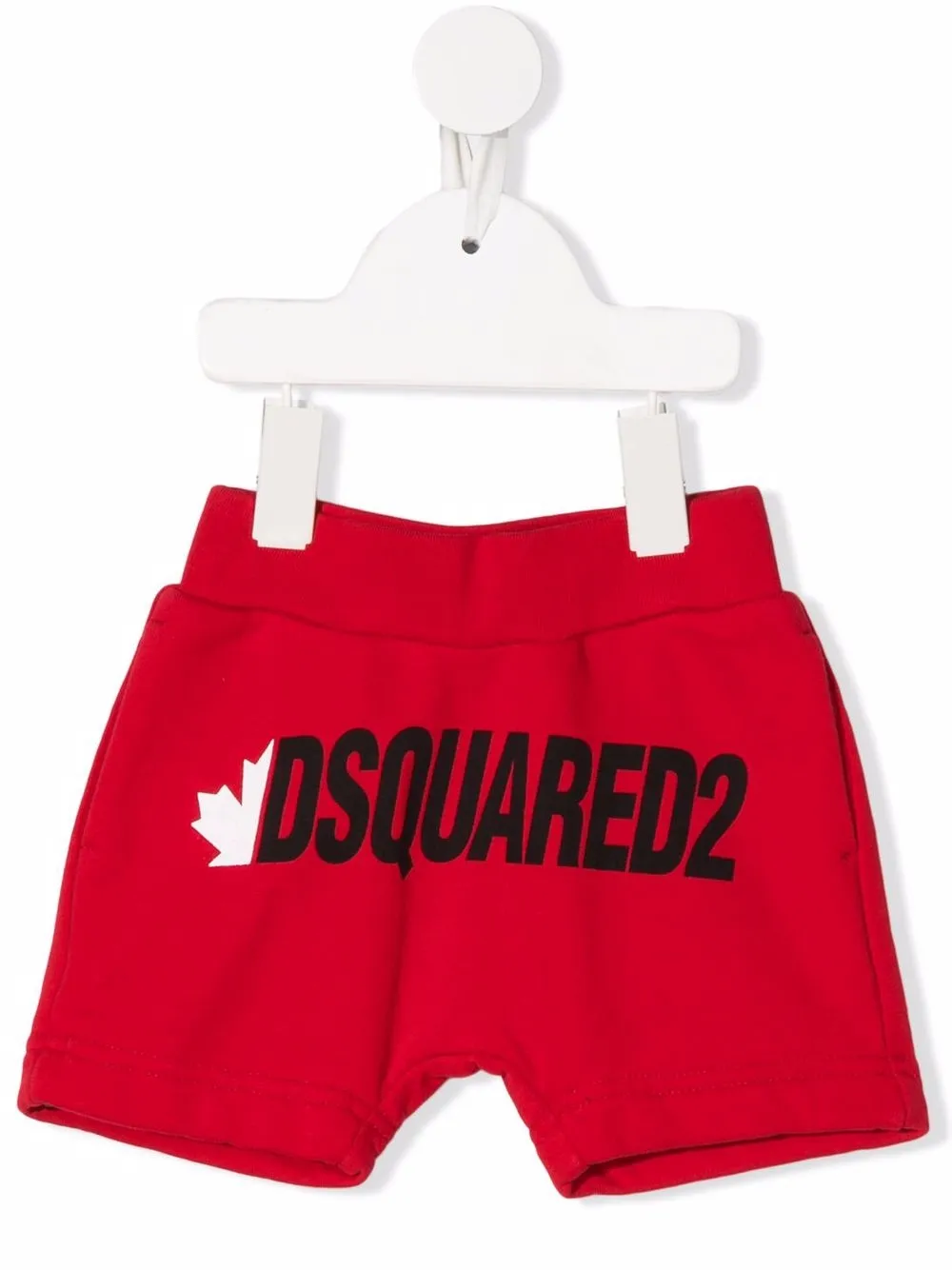 

Dsquared2 Kids shorts con logo estampado - Rojo