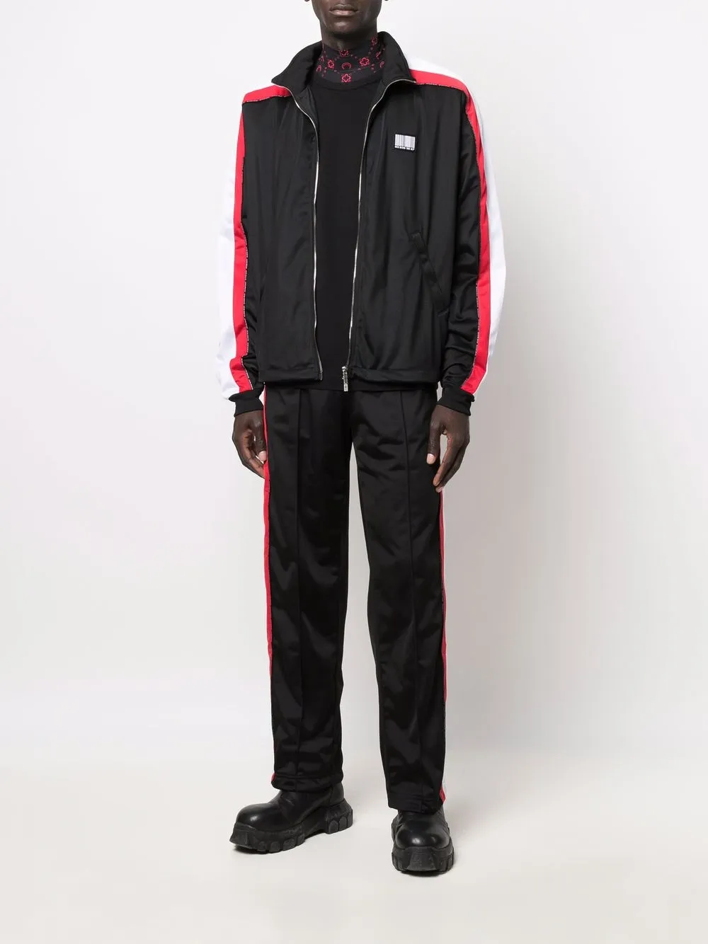 VETEMENTS logo-patch Track Jacket - Farfetch