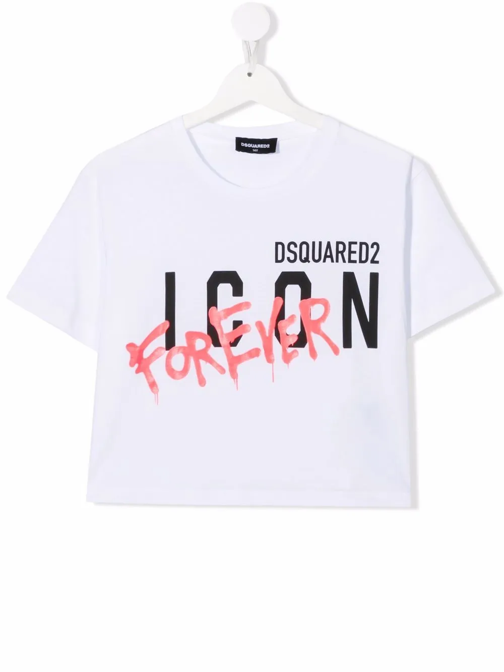 

Dsquared2 Kids playera con estampado Icon Forever - Blanco