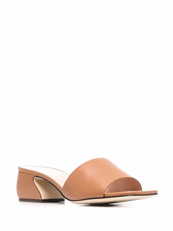 Si Rossi low heel Mules Brown FARFETCH SG