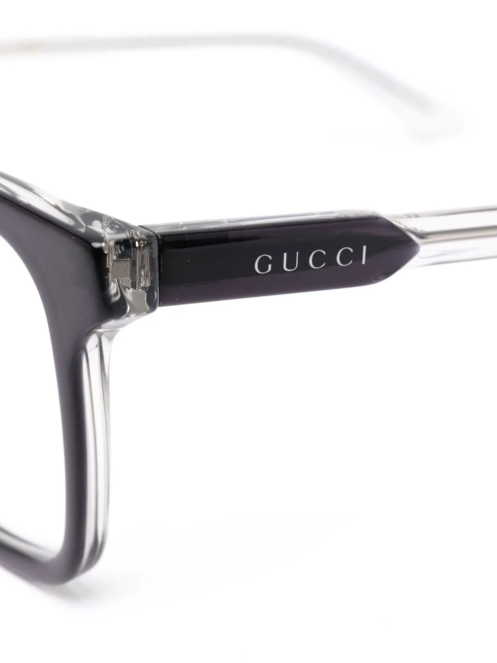 Gucci Eyewear Bril met vierkant montuur Zwart