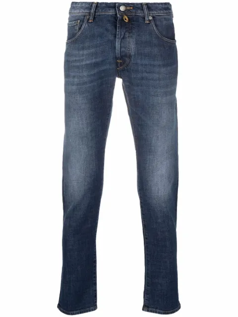 Incotex low-rise straight-leg jeans 