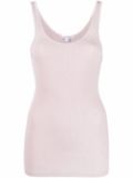 James Perse ribbed U-neck vest - Pink