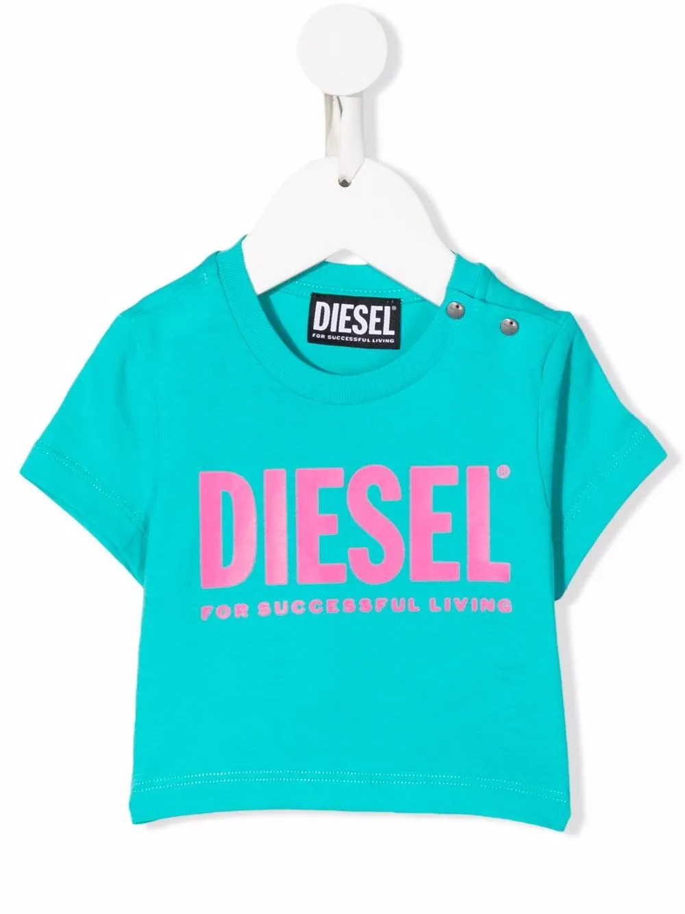 

Diesel Kids playera con logo en el pecho - Azul