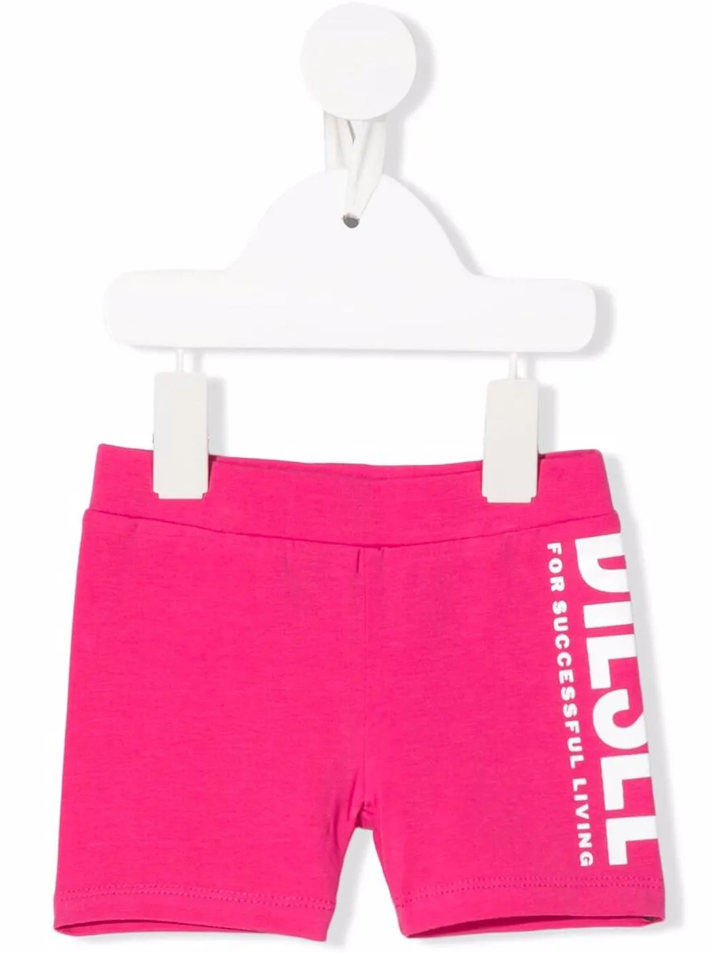 

Diesel Kids shorts con logo estampado - Rosado