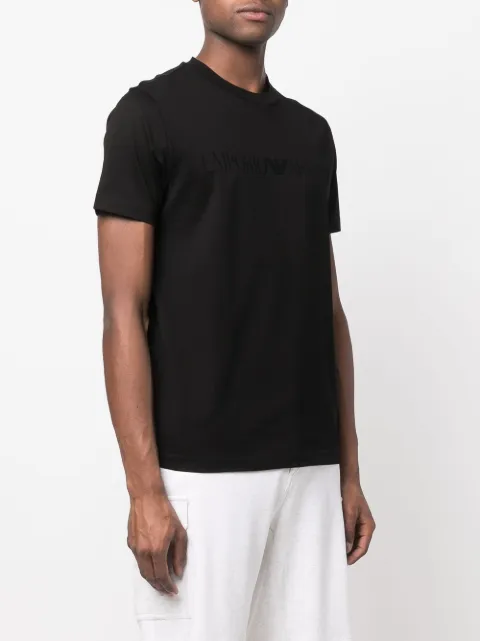 emporio armani logo印花短袖t恤