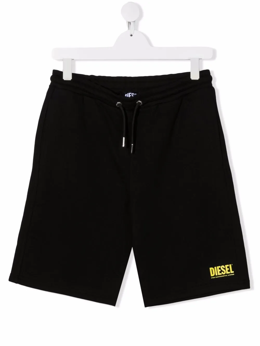 

Diesel Kids shorts con logo estampado - Negro