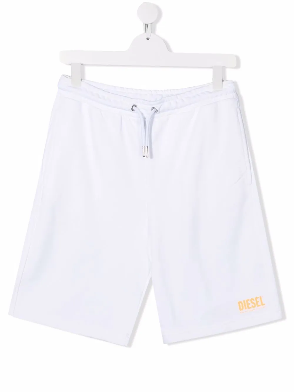 

Diesel Kids TEEN leg-logo shorts - White