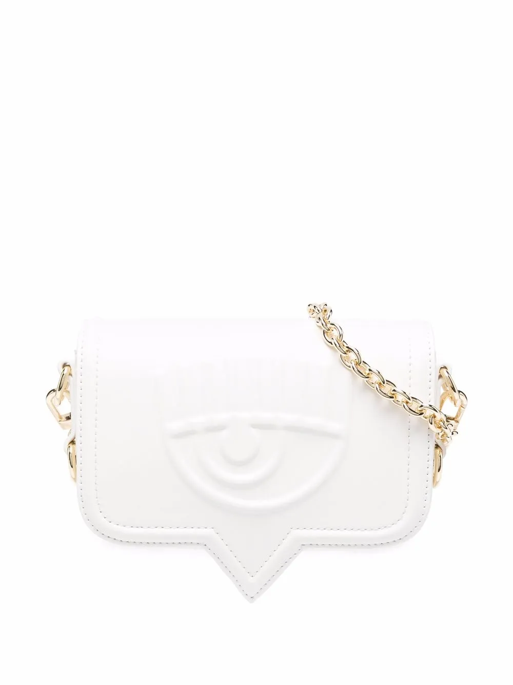 

Chiara Ferragni bolsa mini con logo Eye - Blanco