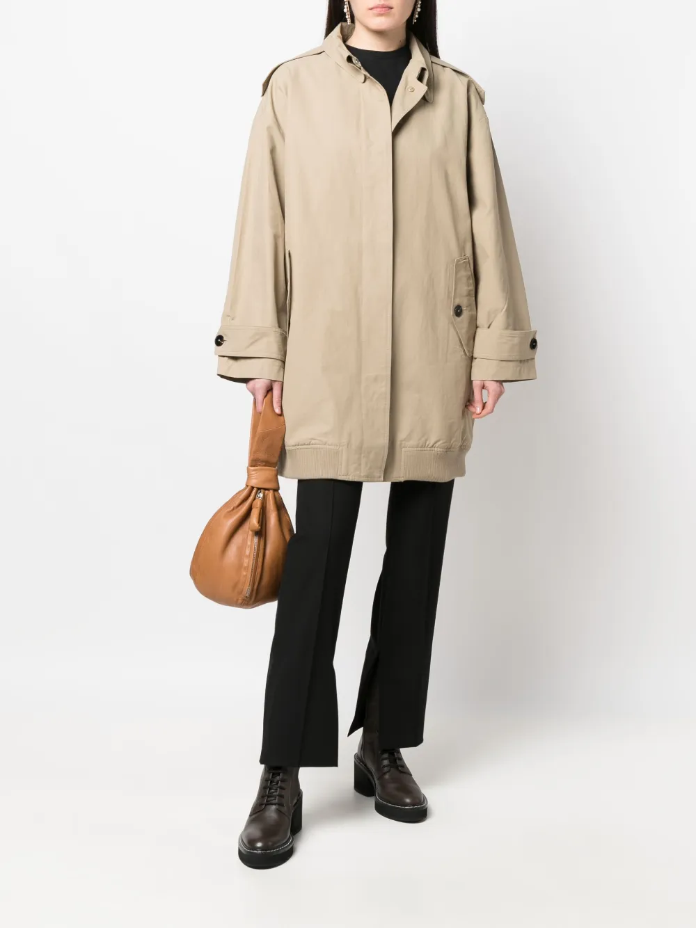 12 STOREEZ Oversized trenchcoat - Beige