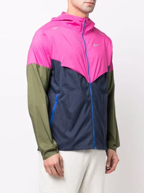 Nike colour-block wind-breaker jacket 