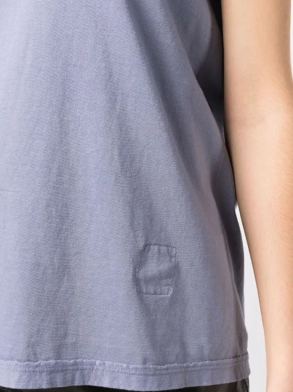 Rick Owens DRKSHDW ストラップディテール Tシャツ | パープル