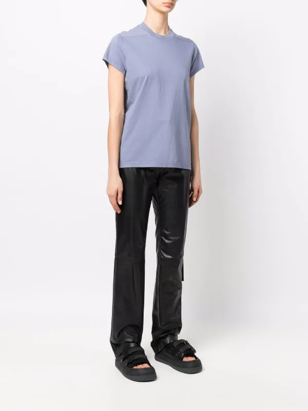 Rick Owens DRKSHDW strap-detail Cotton T-shirt | Purple