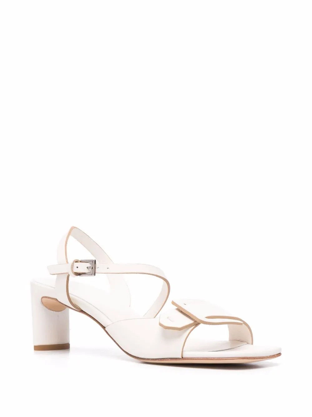 Del Carlo strap-fastening detail sandals | Heeled Sandals | Image 2