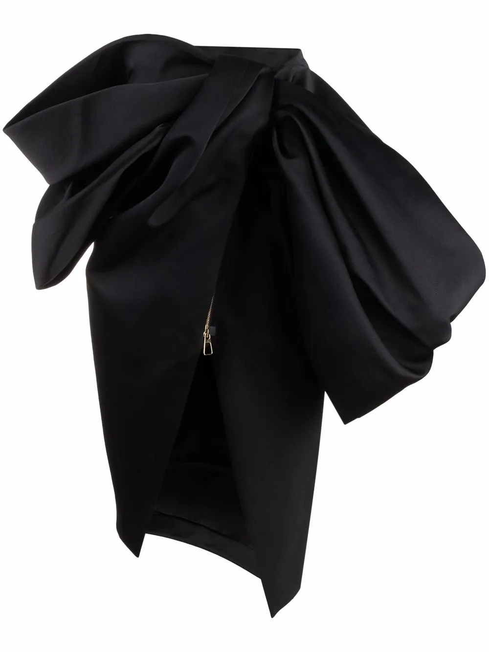 

AZ FACTORY bow-detail skirt - Black