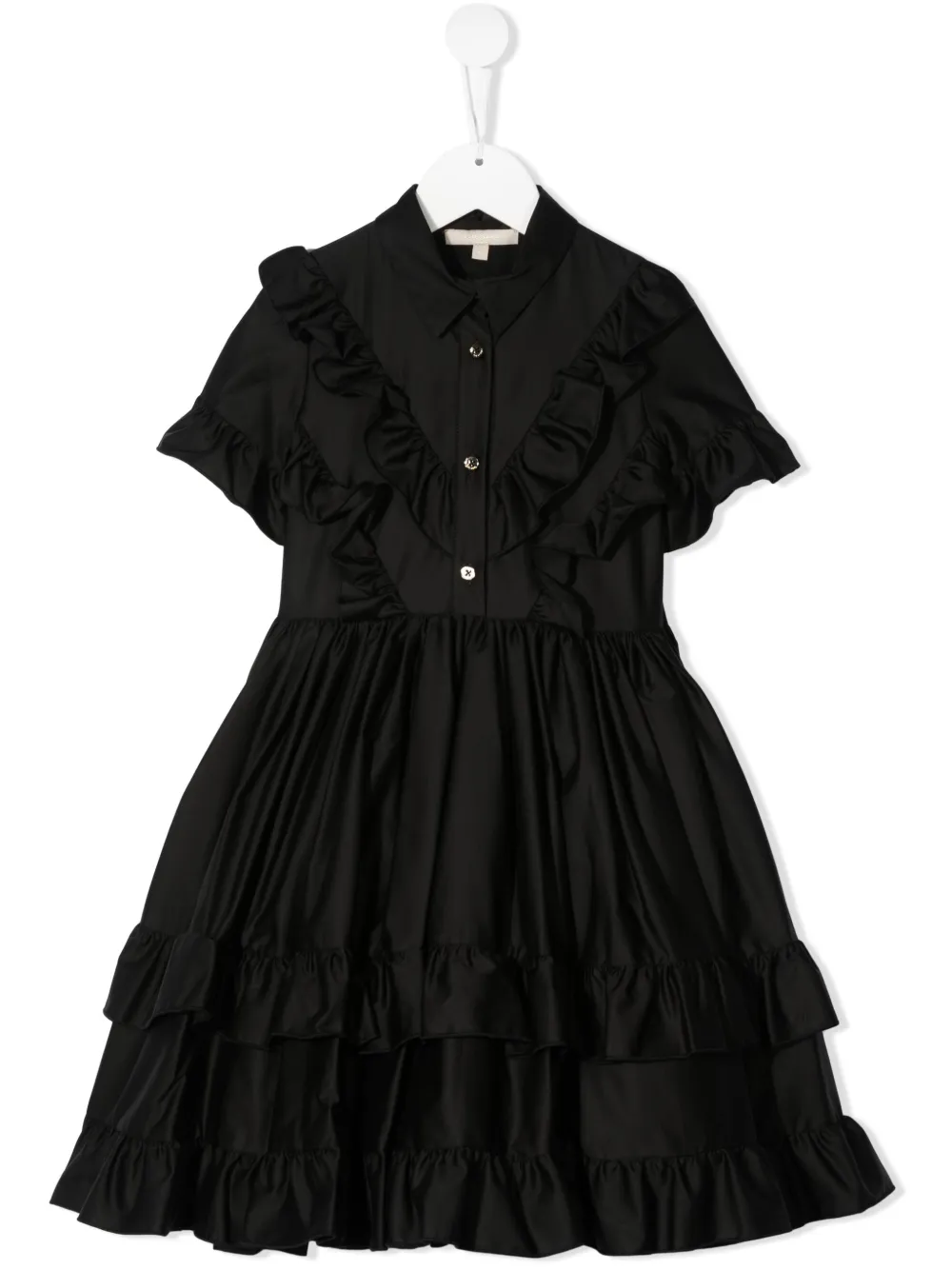 

ELIE SAAB JUNIOR ruffled trim dress - Black