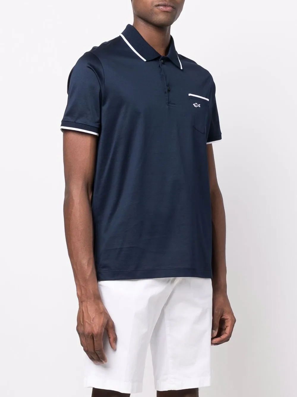  Paul & Shark Kurzärmeliges Poloshirt   Blau 