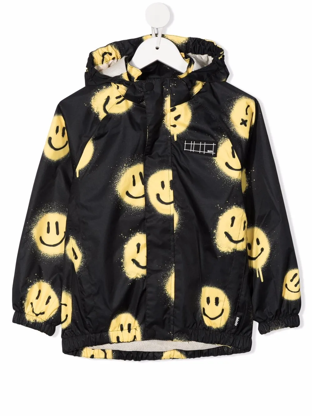 

Molo chamarra con estampado de smiley - Negro