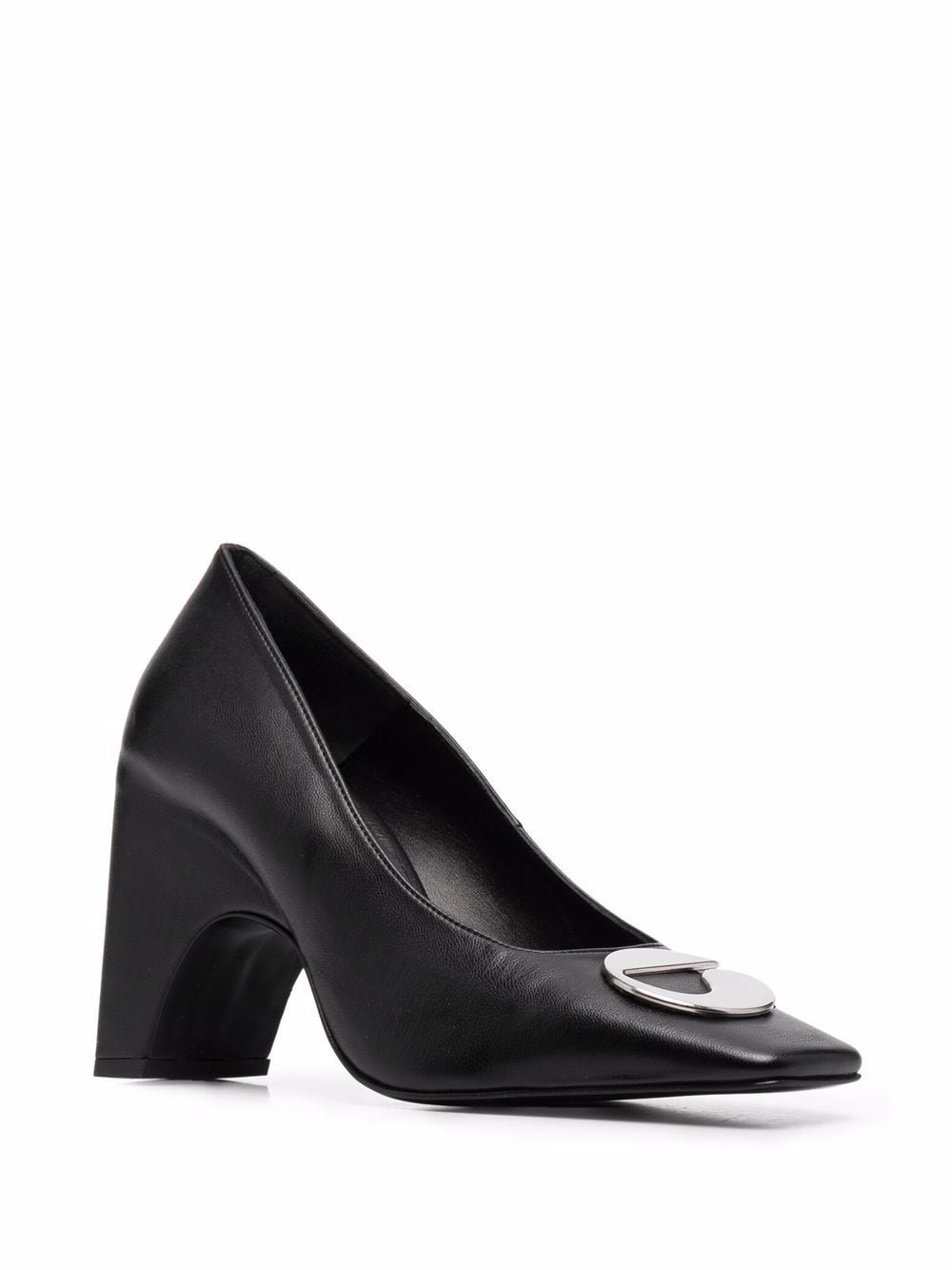 Coperni Pumps met logoplakkaat - Zwart