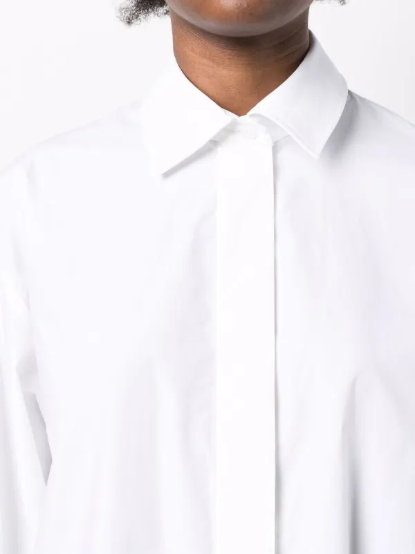 【PATOU】ミニシャツドレス Patou ミニシャツドレス | ホワイト | FARFETCH JP
