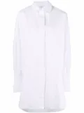 Patou mini shirt dress - White