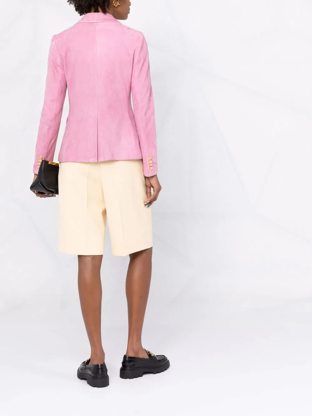 Tagliatore Blazer met dubbele rij knopen Roze