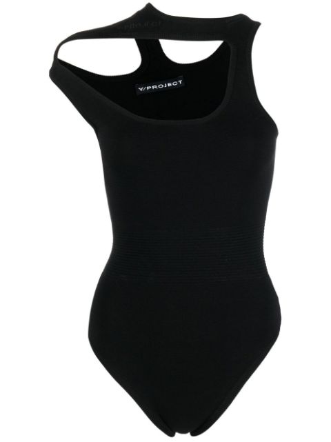 Y/Project asymmetric-neck bodysuit