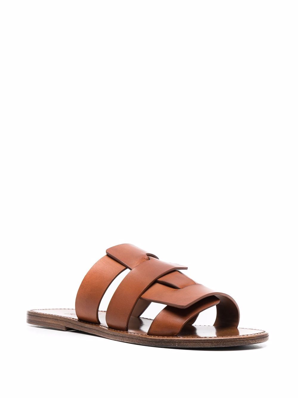 фото Silvano sassetti cage-detail leather sandals