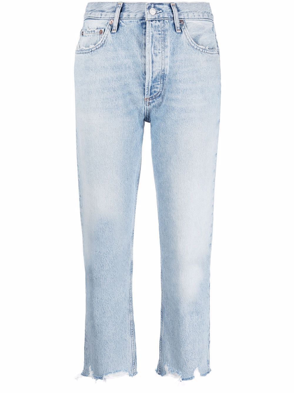 AGOLDE RILEY CROPPED JEANS