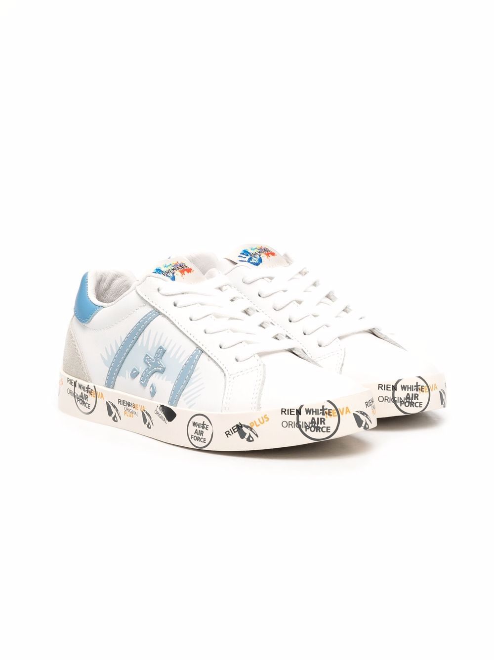 фото Premiata kids andy logo-print sneakers