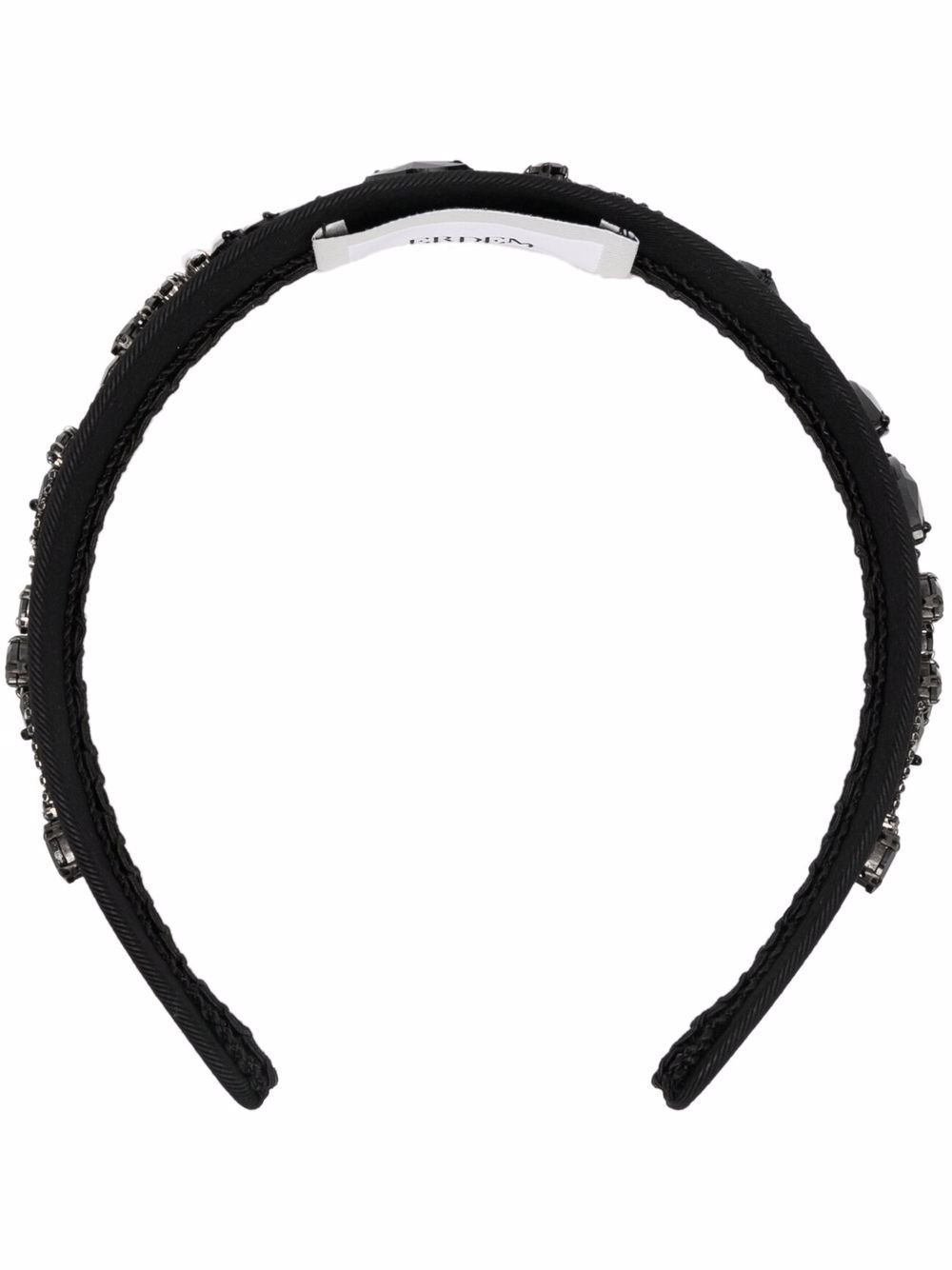 

Erdem diadema con aplique de perlas artificiales - Negro