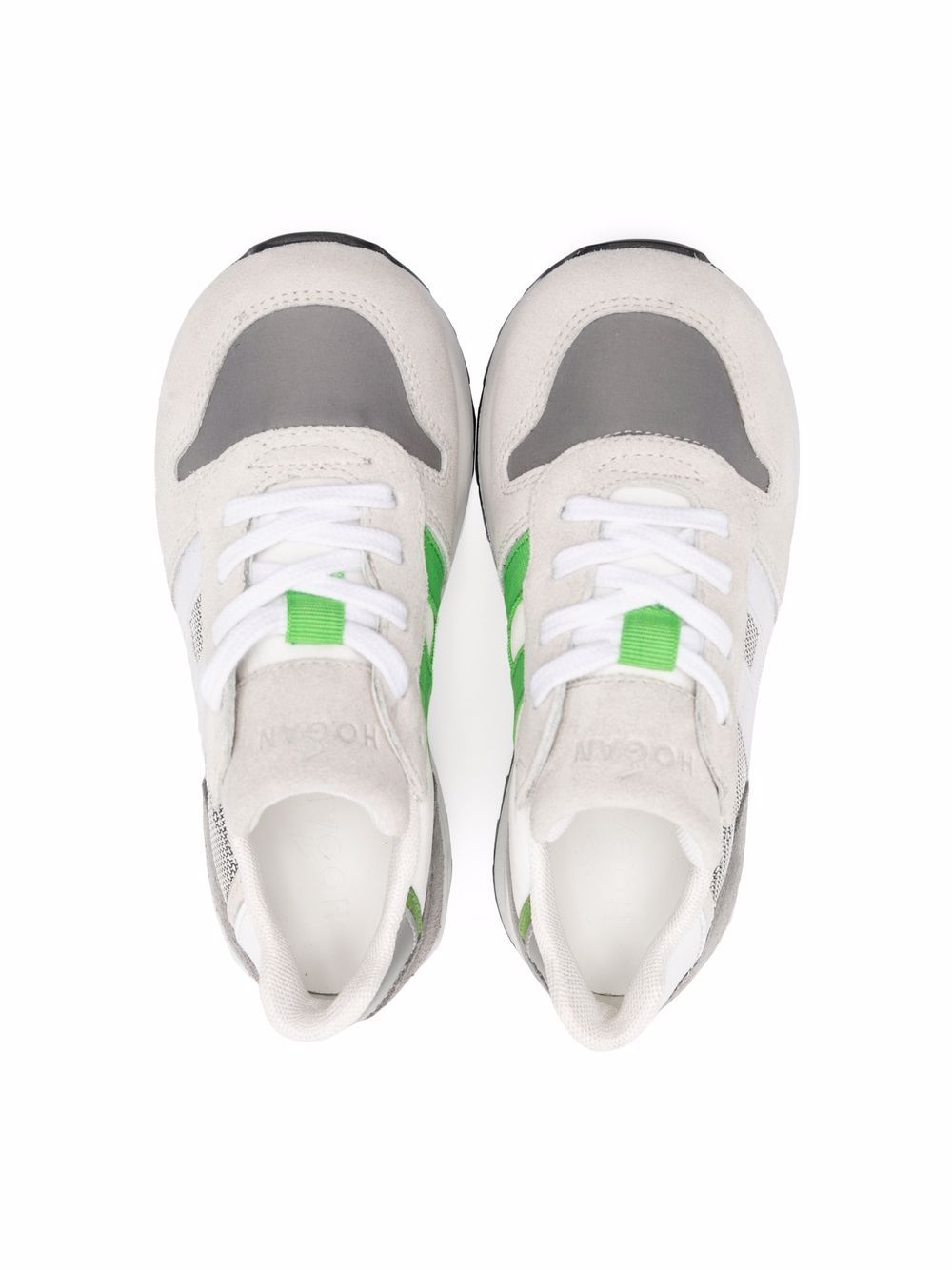 фото Hogan kids colour-block panelled trainers