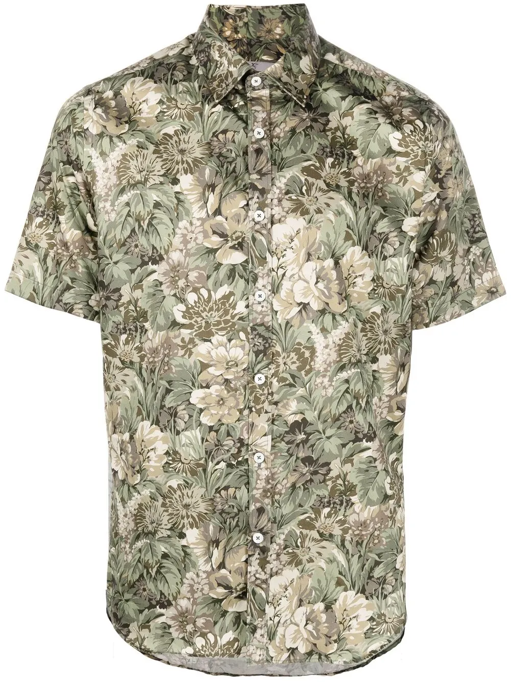 

Canali camisa con estampado floral - Verde