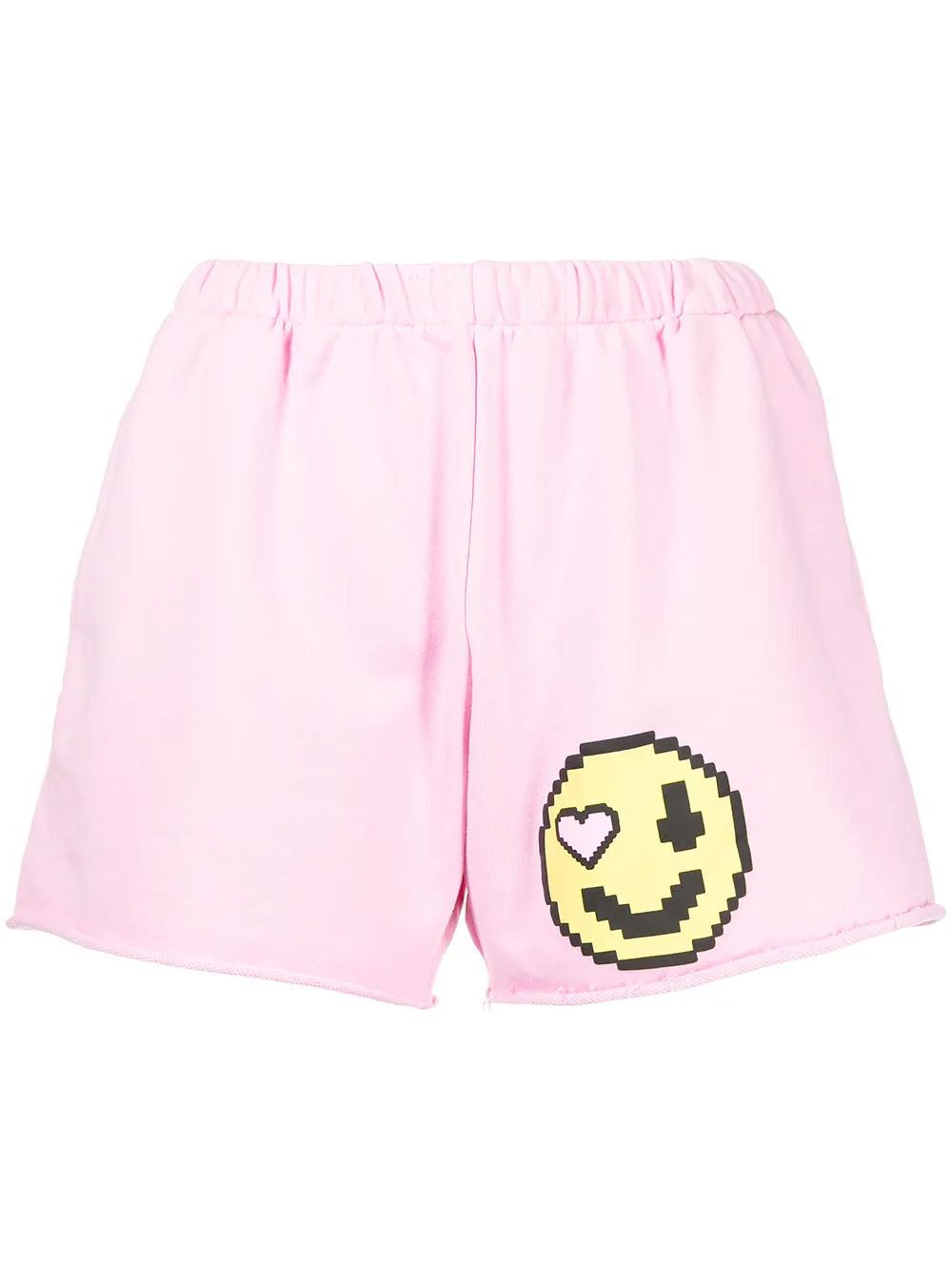 

Natasha Zinko shorts con smiley - Rosado