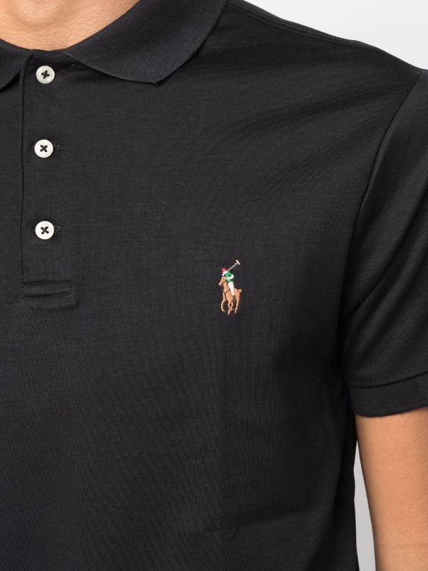 Polo Ralph Lauren Embroidered Logo Polo Shirt - Farfetch