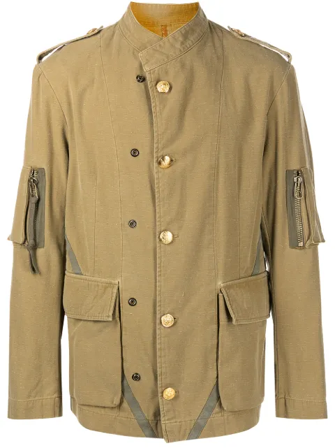 Greg Lauren patch-pocket Military 