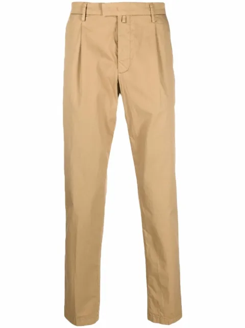 Briglia 1949 inverted pleat straight-leg trousers