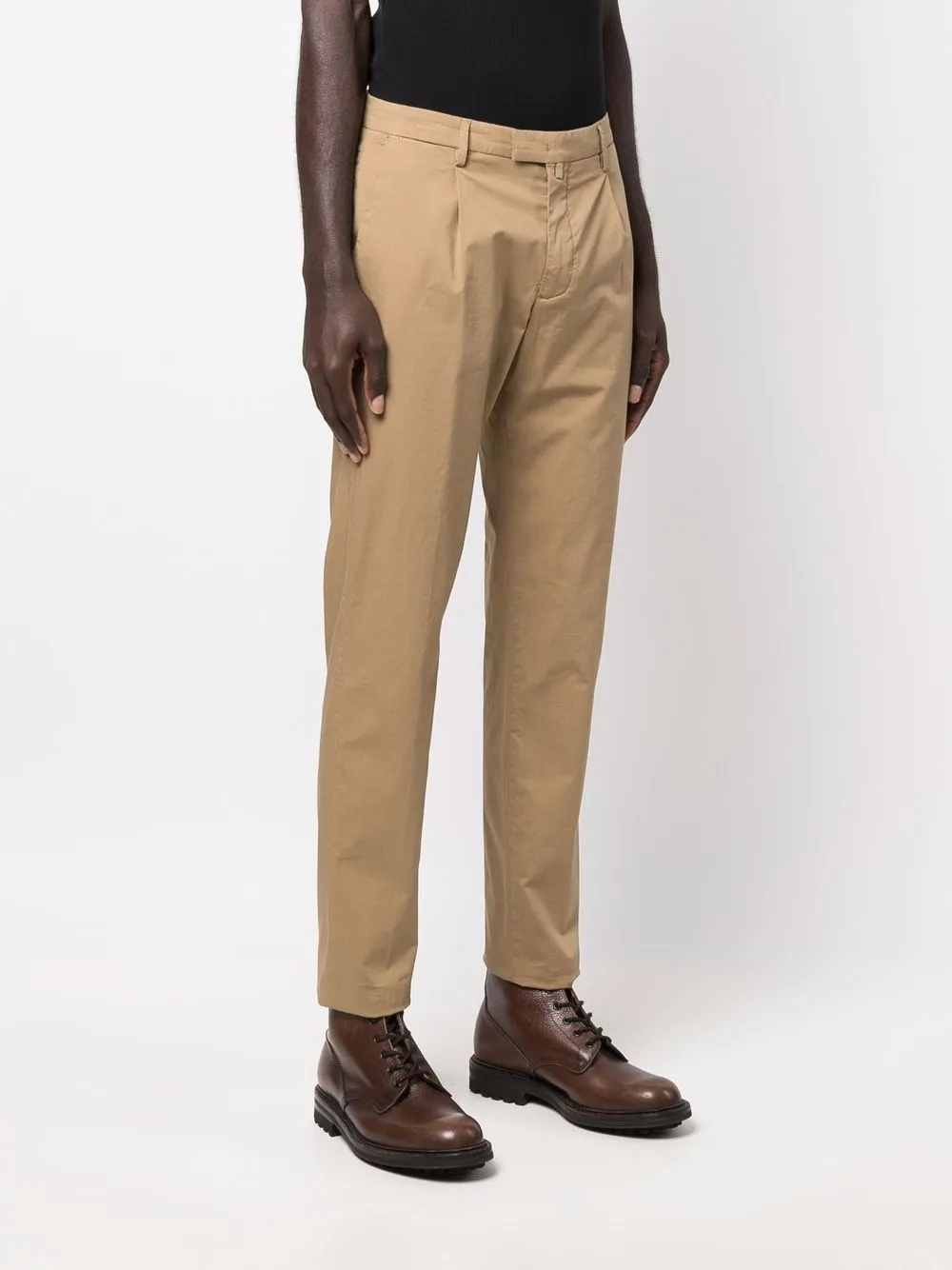 Briglia 1949 Straight plooibroek Beige