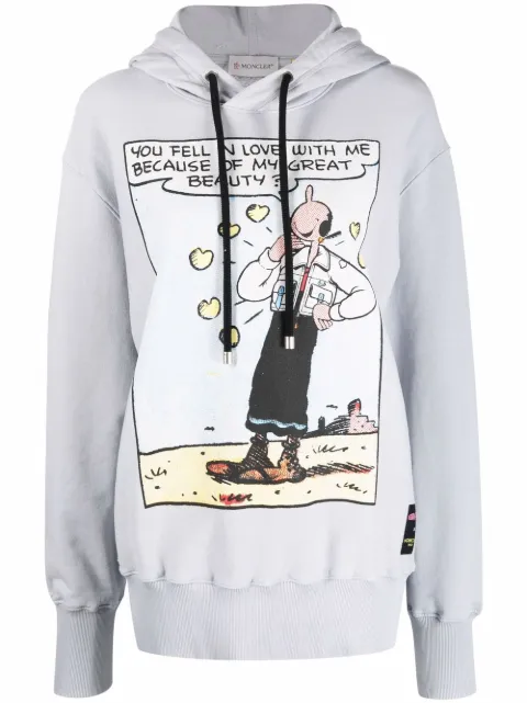 Moncler Olive Oyl cotton hoodie