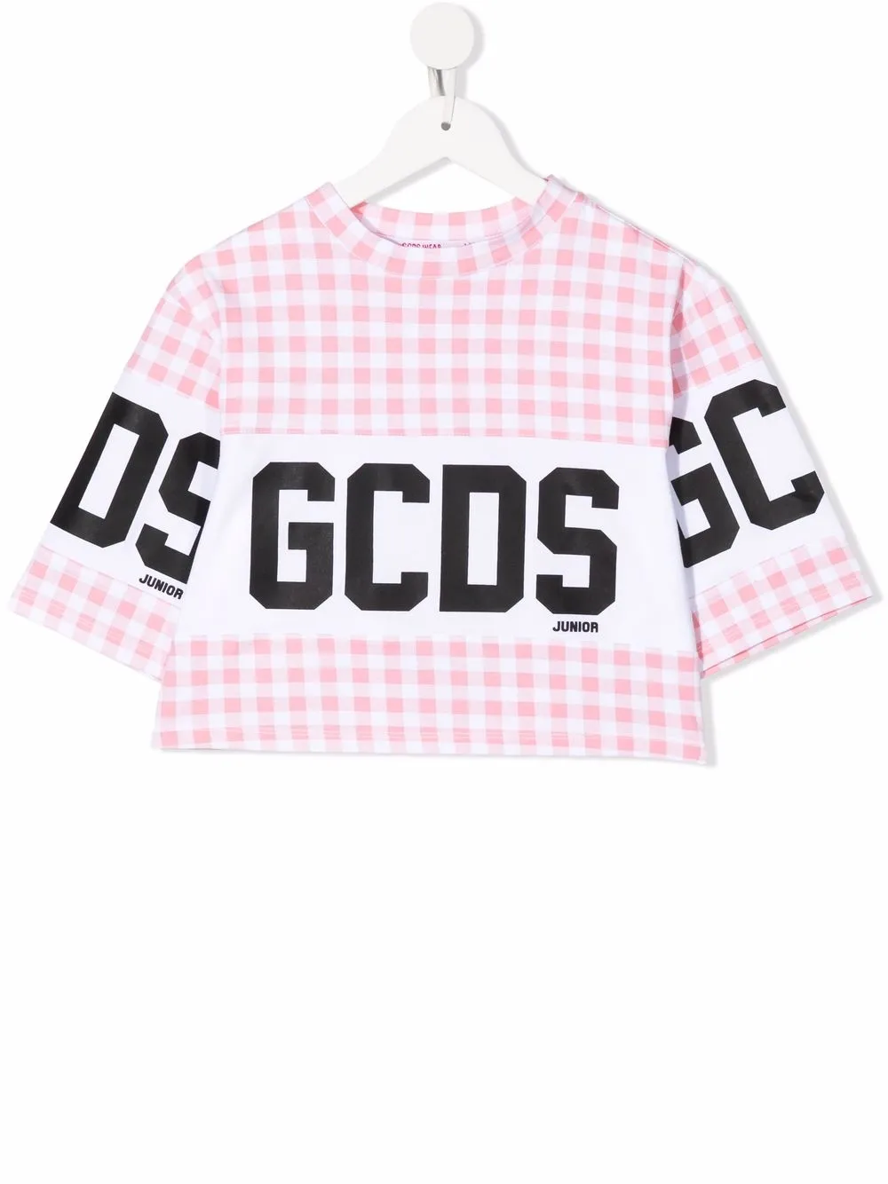 

Gcds Kids playera corta con logo estampado - Rosado