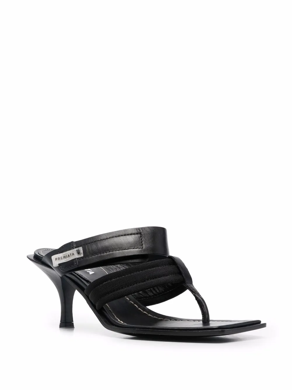 Premiata Sandalen met teenbandje - Zwart