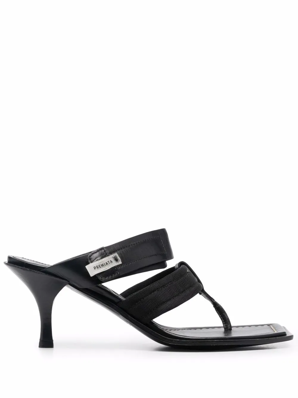 

Premiata sandalias con tira entre los dedos - Negro