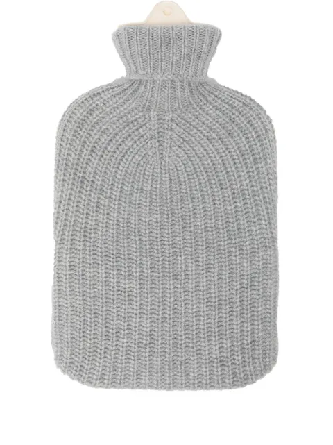Johnstons of Elgin ribbed cashmere hot water bottle