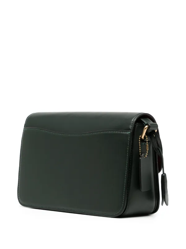 coach black grained grab bags