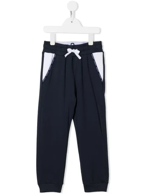 Aigner Kids logo-tape track pants