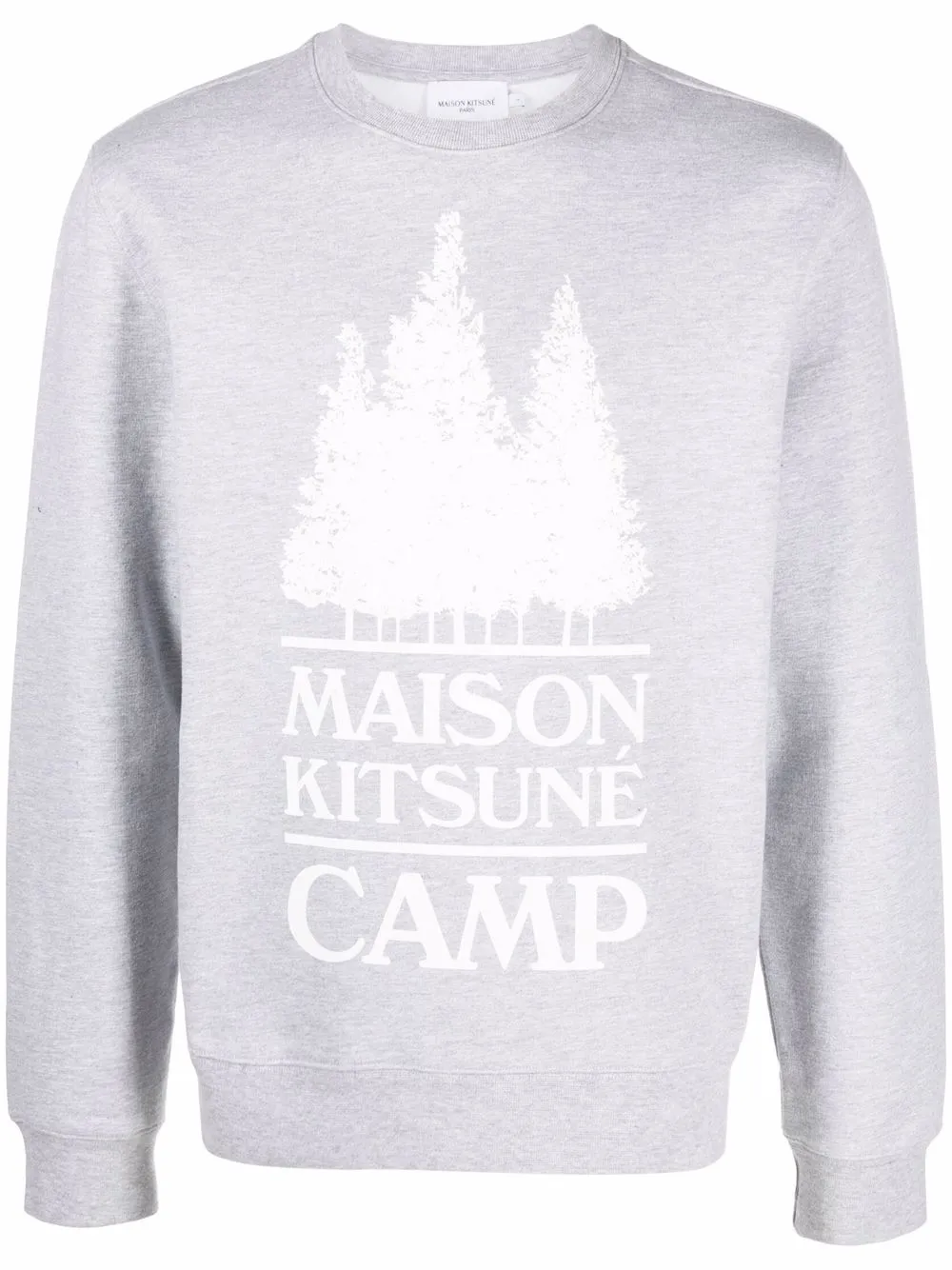 

Maison Kitsuné sudadera con logo - Gris