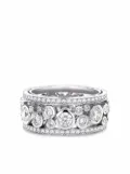 Pragnell 18kt white gold Bubbles diamond band ring - Silver