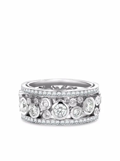 Pragnell 18kt white gold Bubbles diamond band ring