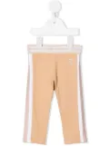 Aigner Kids logo-tape leggings - Brown